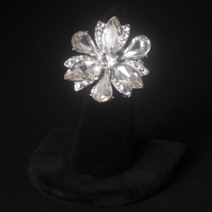 Rhinestone Flower competition ring