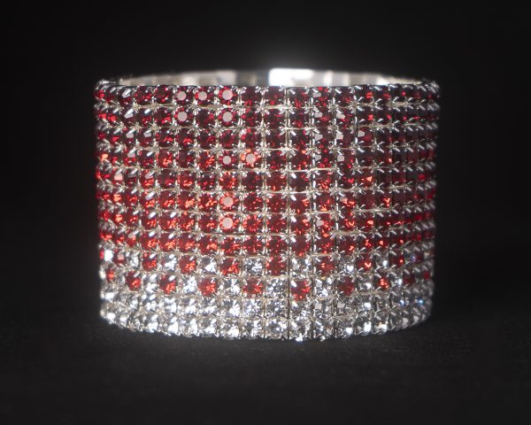 NPC rhinestone competition bracelet