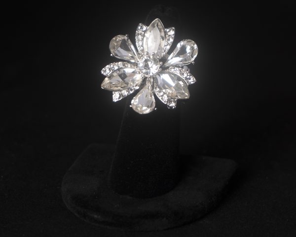 Rhinestone Flower competition ring