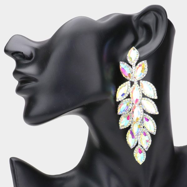 Feathered Teardrop Earrings